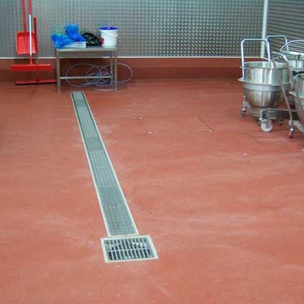 Polyurethane screed and kerbs and channel Polyurethane screed and kerbs and channel